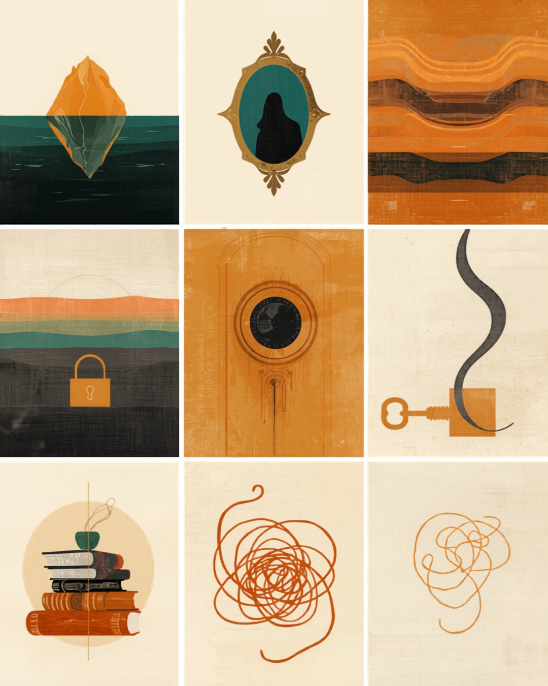 Illustration de l'approche psychanalytique : profondeur, introspection, découverte